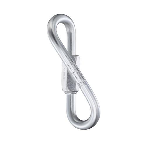 Peguet 8mm (5/16) Galvanized Steel PPE Twisted Large Opening Maillon -  Sound Boatworks