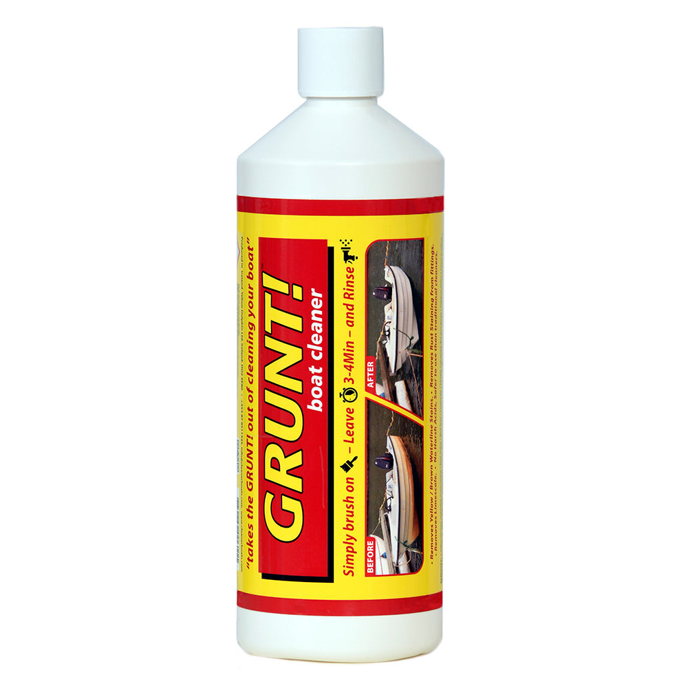 GRUNT 32oz Boat Cleaner Removes Waterline Rust Stains GBC32