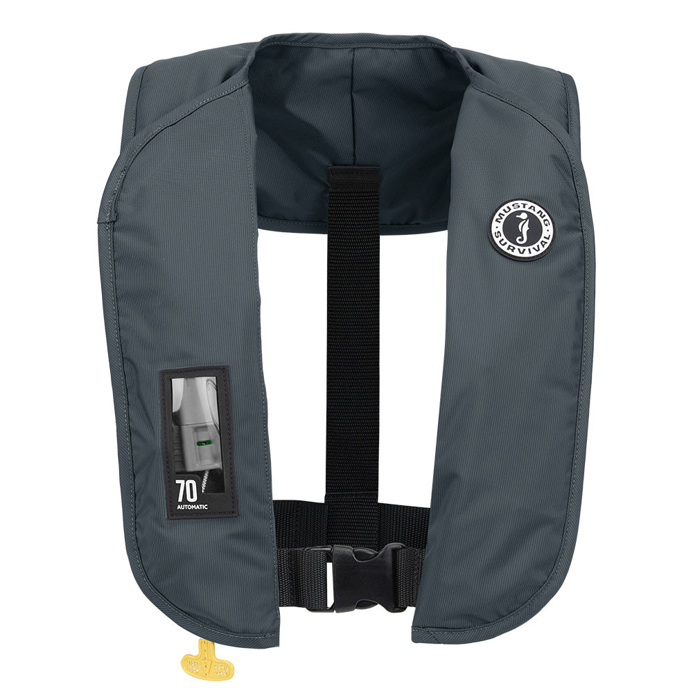Mustang MIT 70 Automatic Inflatable PFD Admiral Gray MD40421910202 - Sound  Boatworks