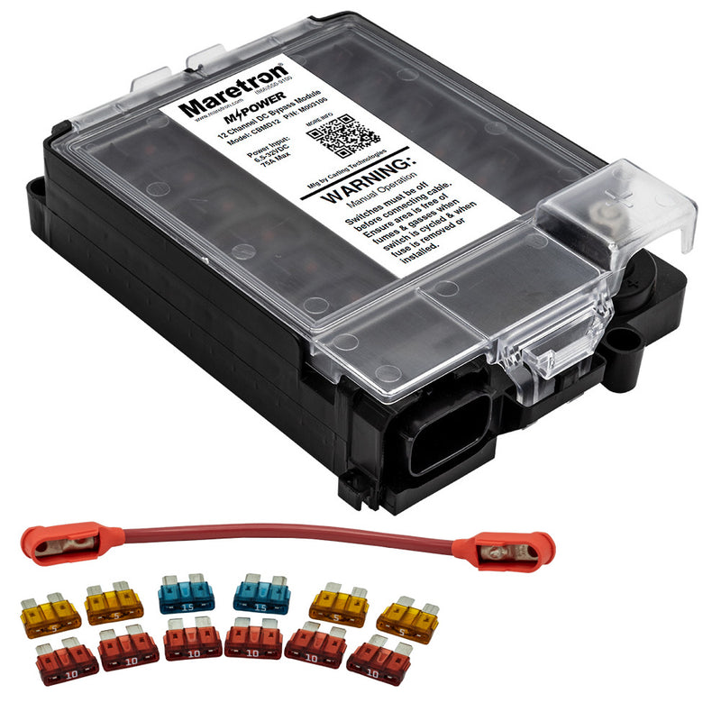 Maretron 12 Circuit Bypass Module NMEA 2K w/o Fuse Pack & Jumper Wire - Thumbnail 5