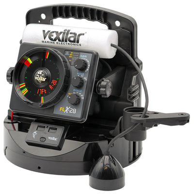 Vexilar FLX-28 Pro Pack Elite Fishing System w/Pro View Ice-Ducer  Vexilar Lithium Battery [PPEL28PV]