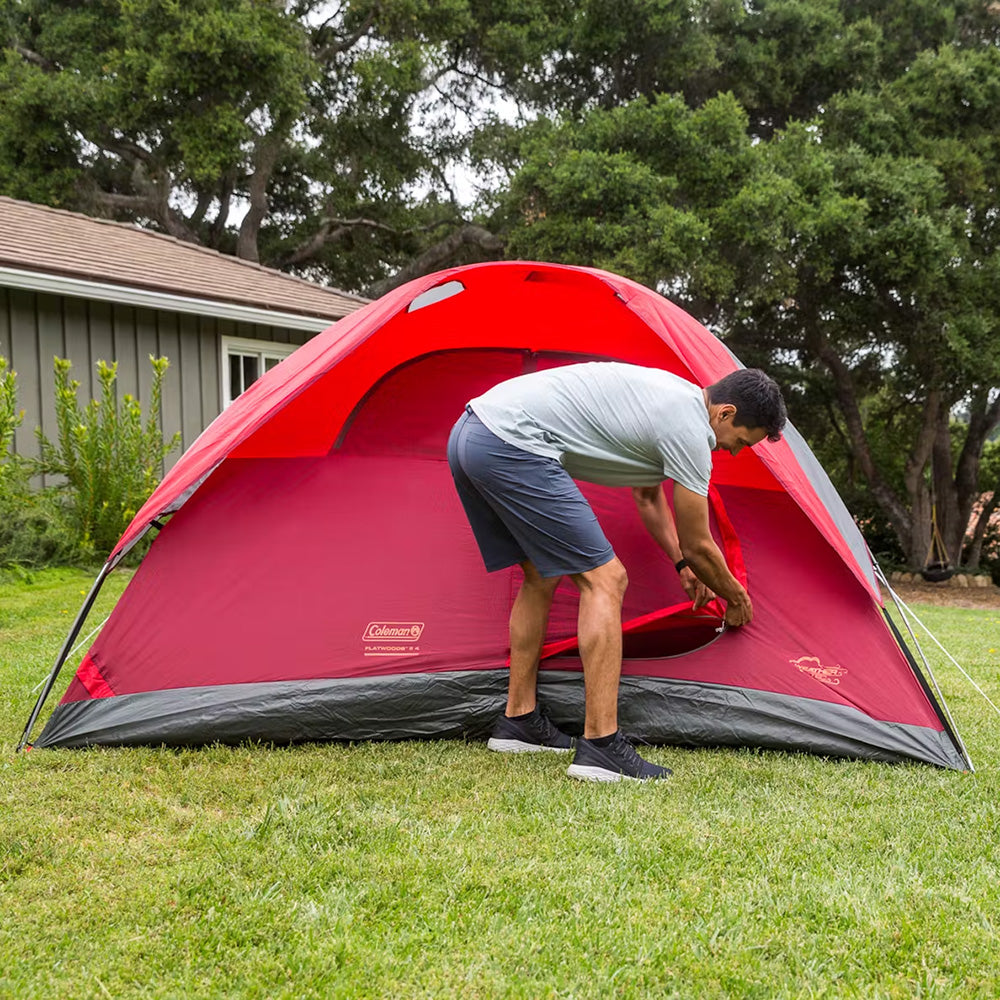 coleman dome tent Coleman 6-Person Flatwoods II Lightweight Dome Camping Tent | 10 x 10 ft