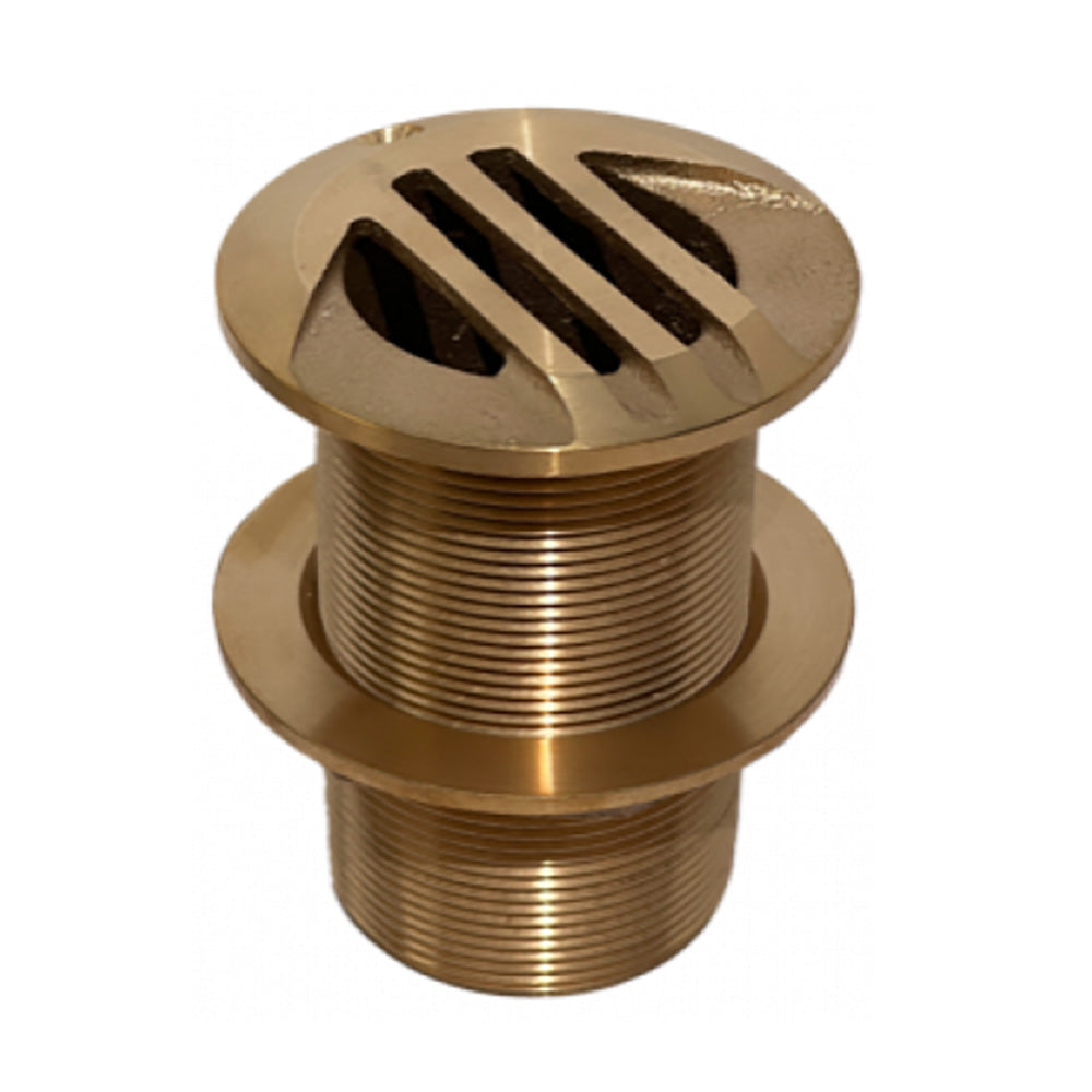 GROCO 1-1/2" Slotted Hi Speed Thru-Hull w/Nut [HSSLTH-1500-W]