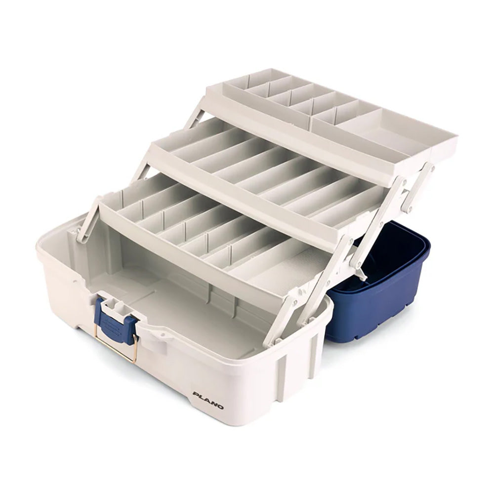 Plano Three-Tray Tackle Box - Blue/White [P000405]
