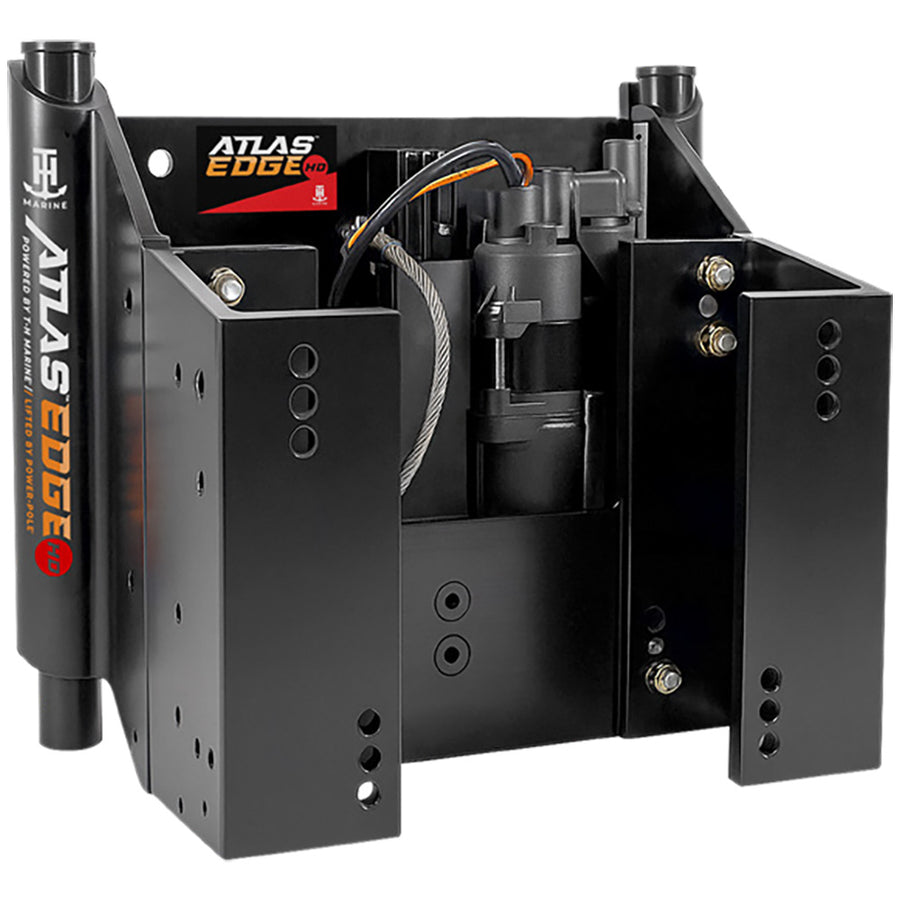 T-H Marine ATLAS EDGE 6" Set Back Hydraulic Jack Plate - Heavy Duty - Black [AHJE-6VHD-B-DP]