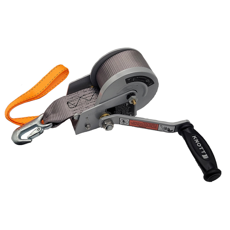 Load Rite Single-Speed Trailer Winch - 900lbs - 12' Strap - 7" Handle [6089.21K]