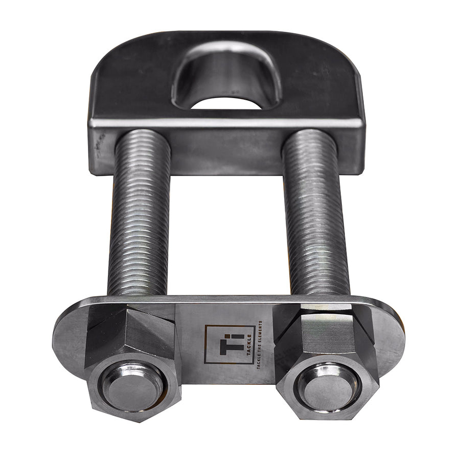 Ti-Tackle Titanium Transom D Ring - 6" Long Stud [TT-TRANSOM-DRING]