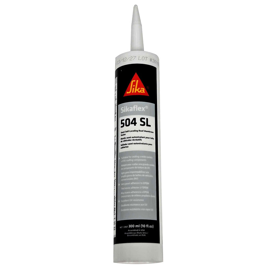 Sika Sikaflex-504 SL Semi Leveling Roof Membrane Sealer - White - 300ml [875379]