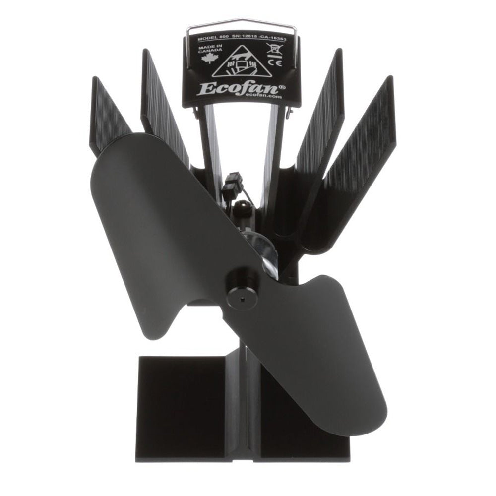 Ecofan Original Heat Powered Stove Fan Black Blade 800CAXBX - Sound  Boatworks