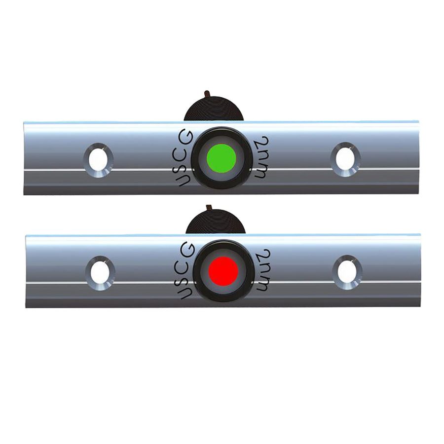 TACO Rub Rail Mounted LED Navigation Light Set - 4" w/Deutsch Plug Port  Starboard [F38-6810B-1]
