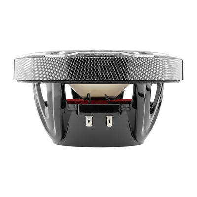 DS18 HYDRO 6.5" 2-Way Marine Speakers w/RGB LED Lights 300W - Black Carbon Fiber [CF-65]