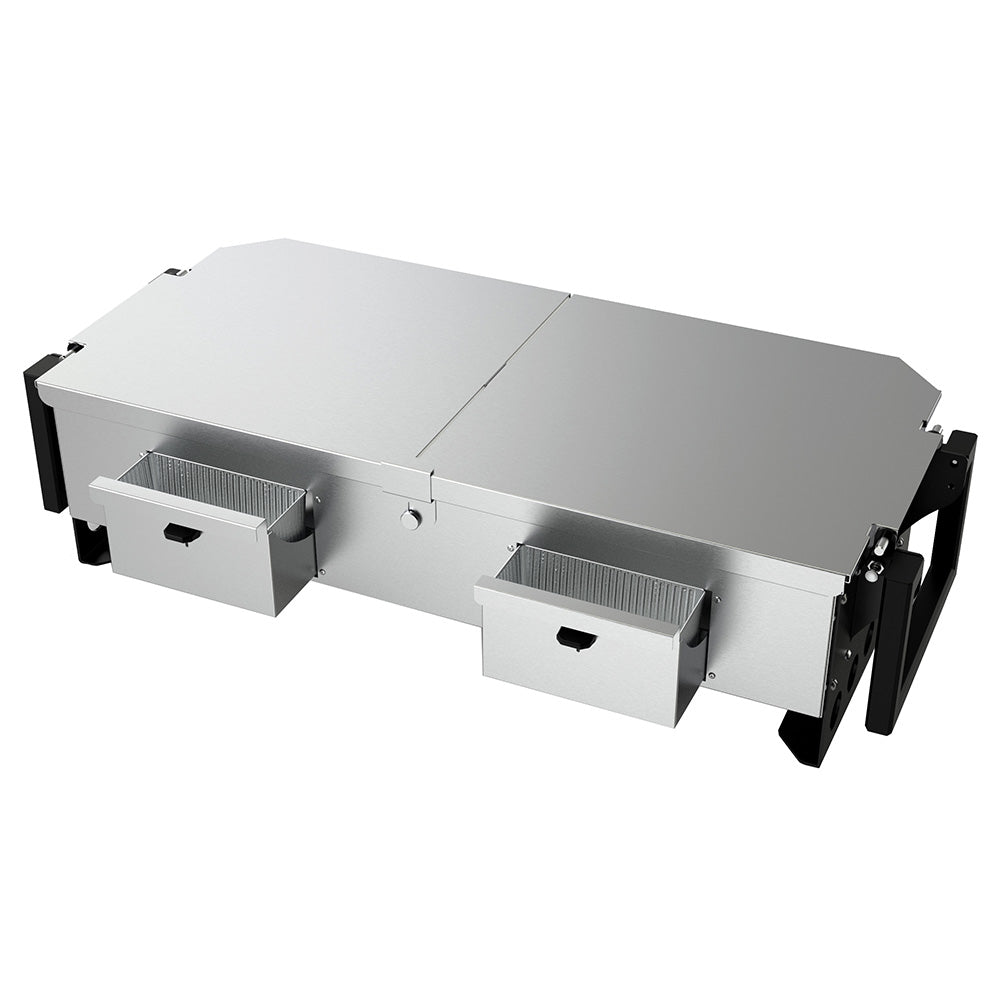 Magma Crossover Double Burner Firebox with Grill Top & Griddle Top