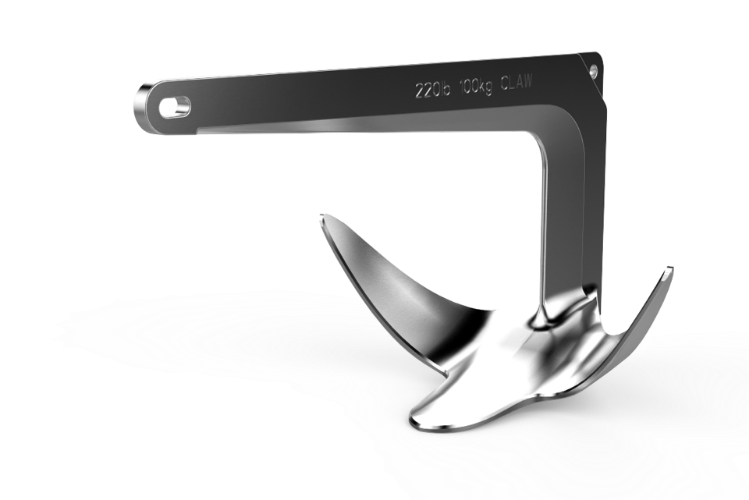 Lewmar Stainless Steel Claw Anchor 44 lbs. (20 kg)