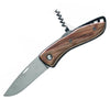 Wichard Olivewood Handle Straight Blade Knife w/ Corkscrew
