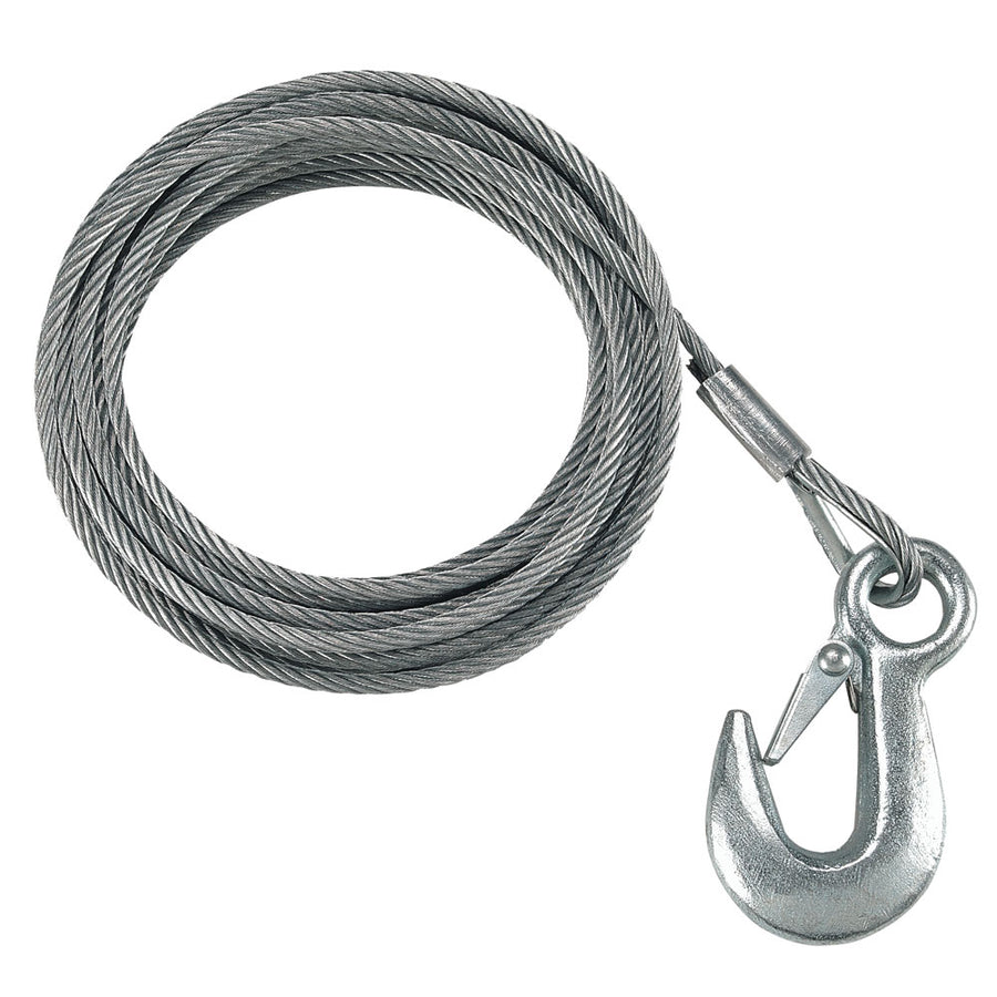 Fulton 3/16" x 25' Galvanized Winch Cable - 4,200 lbs. Breaking Strength [WC325 0100]