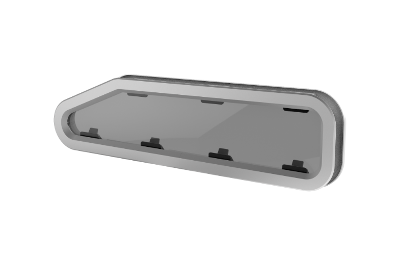 Lewmar Size 4 LH Angled Standard Portlight w/o Screen