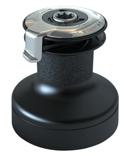 Lewmar 15ST One Speed EVO Winch Alloy Black