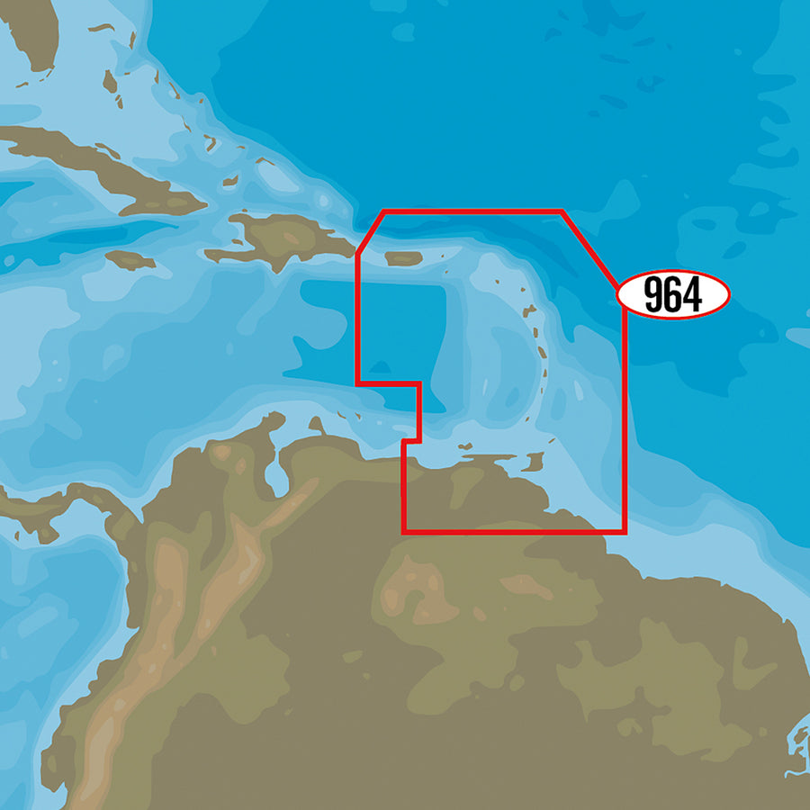 C-MAP 4D NA-D964 - Puerto Rico to Rio Orinoco Local [M-NA-D964-MS]