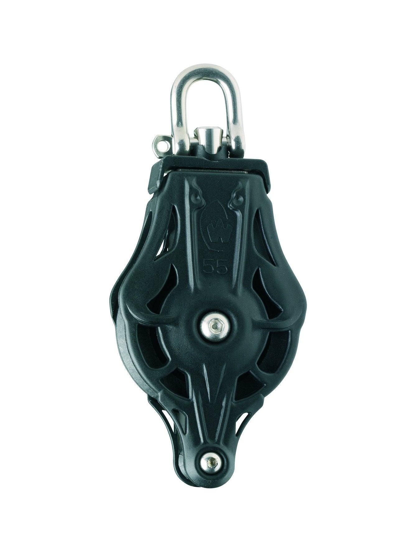 Wichard Single 2 49/64" (70mm) Block w/ Swivel Head & Becket