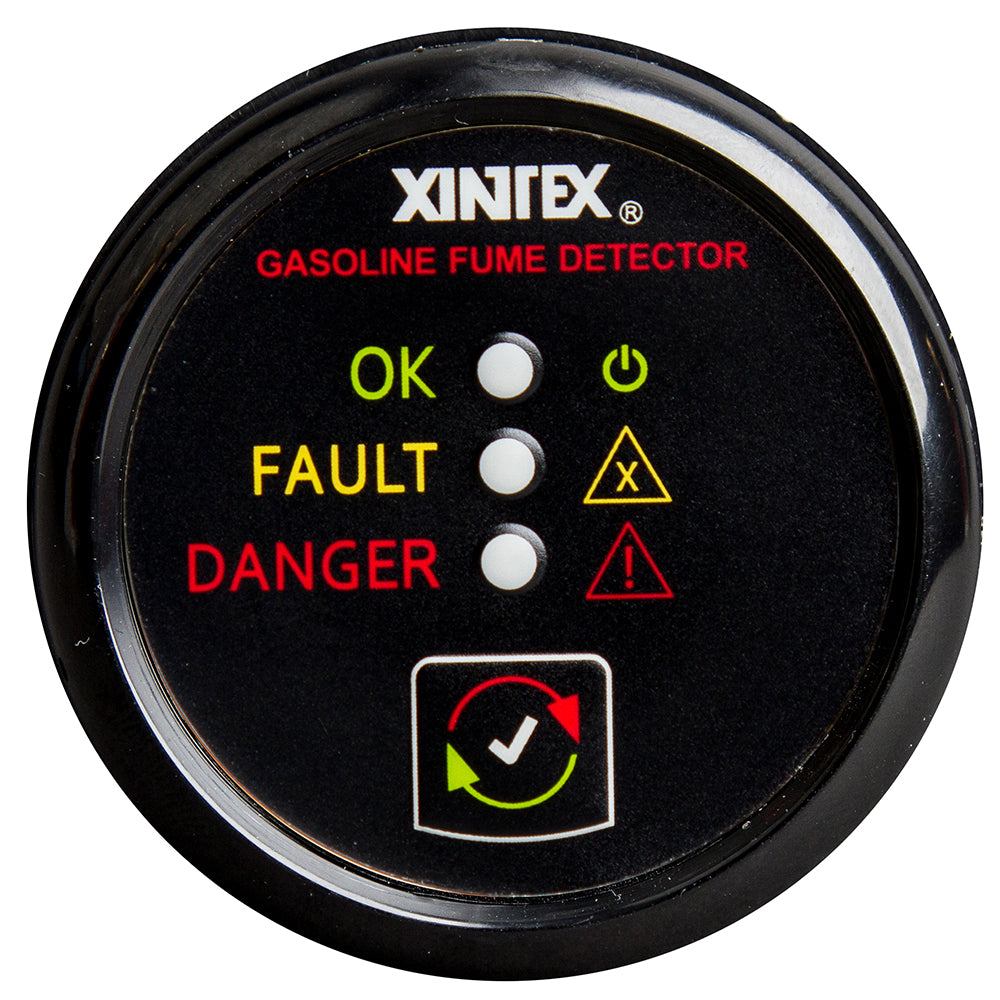 Fireboy-Xintex Gasoline Fume Detector - Black Bezel - 12/24V  [G-1B-R]