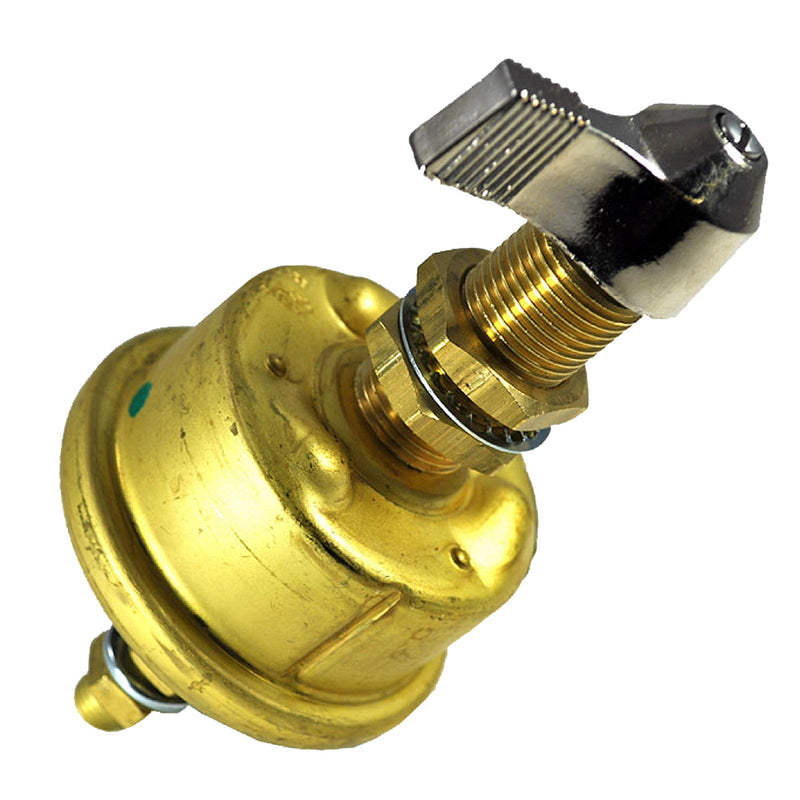 Cole Hersee Single Pole Brass Marine Battery Switch 175 Amp Continuous 1000  Amp Intermittent M284BP Sound Boatworks