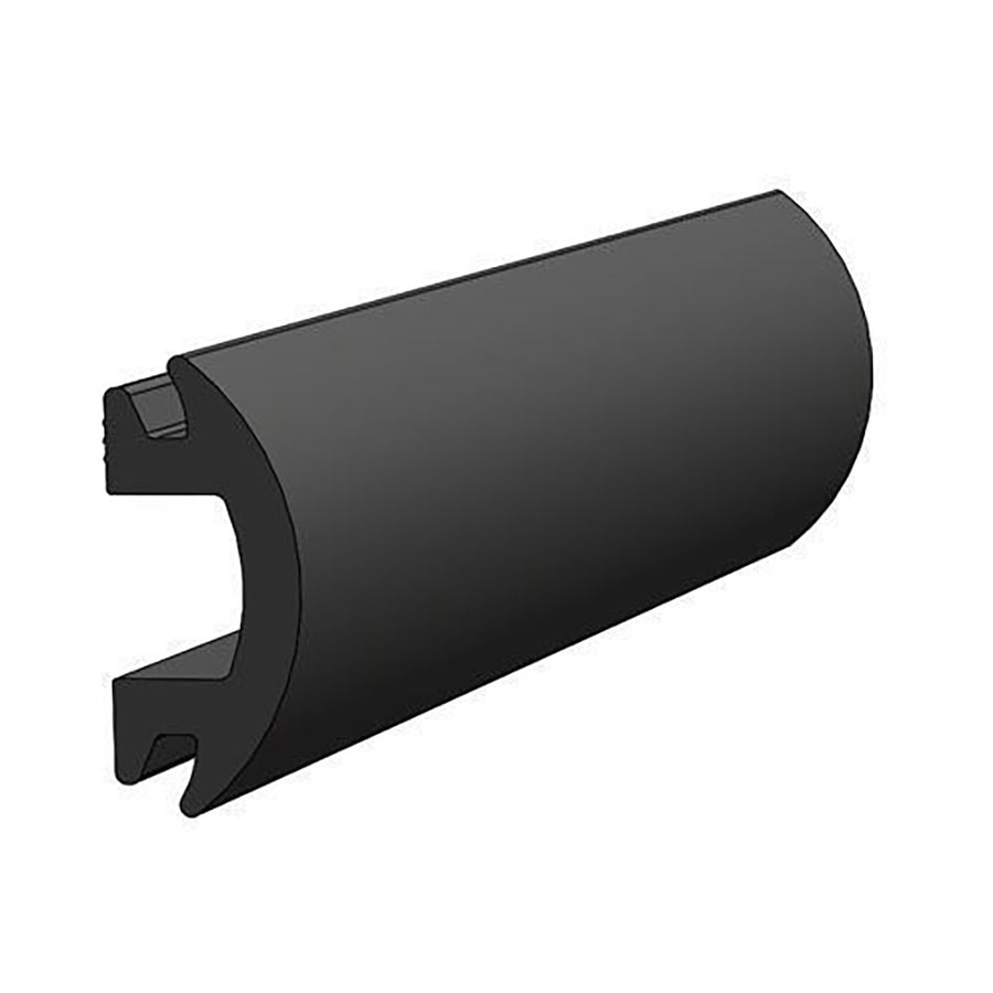 Taco Semi-Rigid Rub Rail Kit - Black W-Black Insert - 50