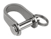 Schaefer 3/16" Pin Stamped "D" Shackle, SWL 1250 lbs