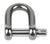 Schaefer 1/4" Pin Forged "D" Shackle
