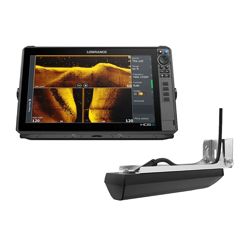 Lowrance HDS PRO 16 w Preloaded CMAP DISCOVER OnBoard Active Imaging HD  Transducer 00015990001 - Sound Boatworks