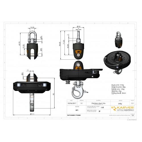 Karver KF2 Roller Furler