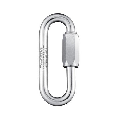 Peguet 10mm (7/16") Galvanized Steel PPE Certified Large Opening Maillon Rapide Quick Link