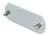 Ronstan Series 22 Silver End Cap Cover w/ Fasteners