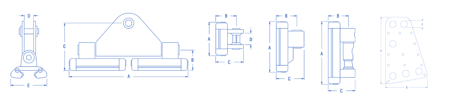 Ronstan Series 30 Headboard Car 255mm x 76mm