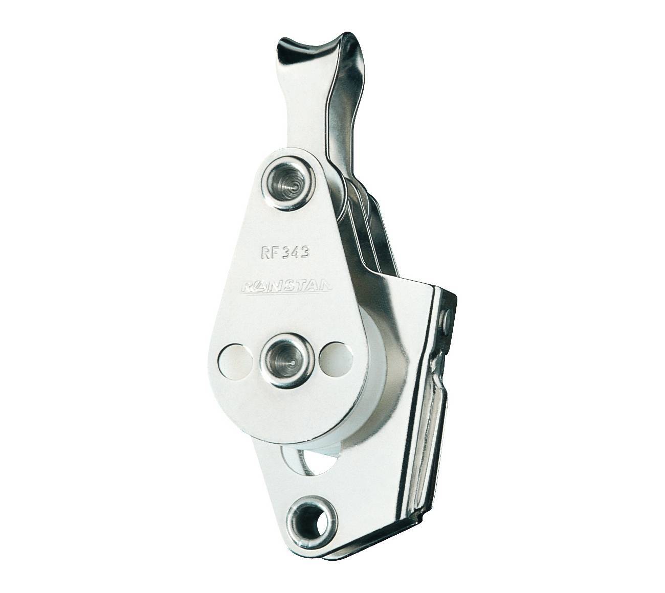 Ronstan Series 25 & 29 Narrow Triple Becket Block w/ Loop Head & V-Jam Cleat