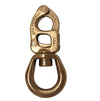 Tylaska 4 1/2" T12 Large Bail Snap Shackle with Bronze PVD Finish